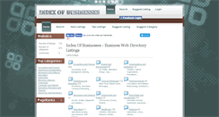 Desktop Screenshot of indexofbusinesses.com
